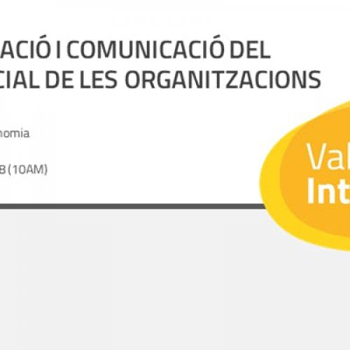 [Jornada] Monetització i comunicació del Valor Social de les organitzacions