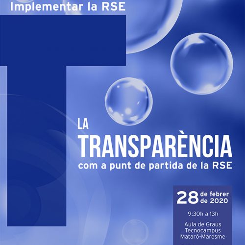 Arriba la V Jornada Implementar l’RSE: La transparència com a punt de partida