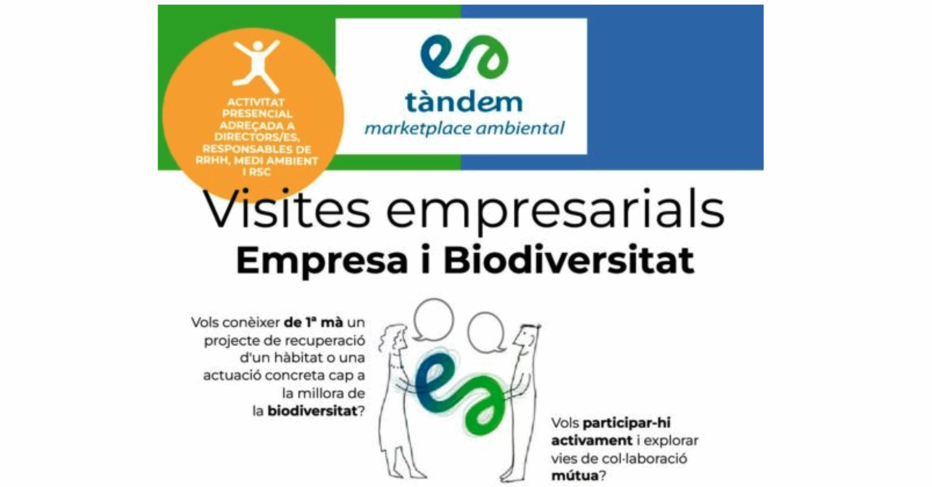 Tàndem Marketplace Social organitza visites empresarials a entitats ambientals. Inscriu-te ja!