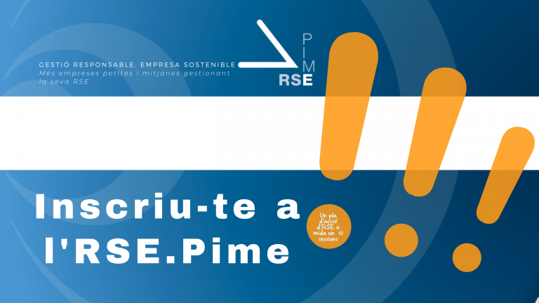 Inscriu-te a l'RSE.Pime