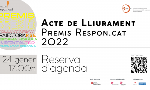 24 gener | Acte de lliurament dels Premis Respon.cat 2022