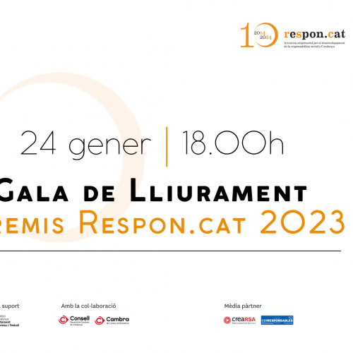 ¡Ven a la Gala de los Premios de la Responsabilidad Social de Catalunya!