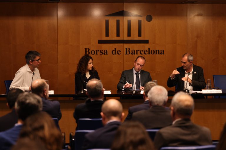 Josep Maria Canyelles a la Borsa de Barcelona