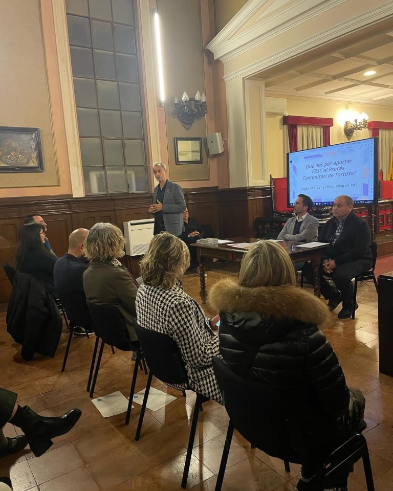 Xerrada de Josep Maria Canyelles i Pastó al Procés Comunitari de Tortosa