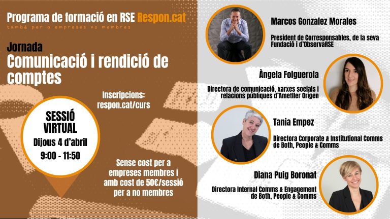 FormacióRSE 11 Comunicació i rendició de comptes