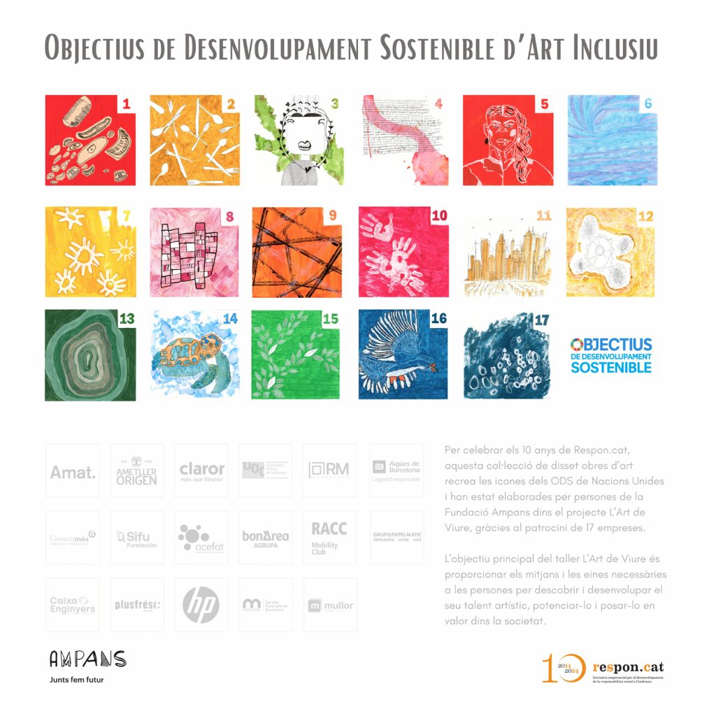 Poster ODS Ampans Art Inclusiu