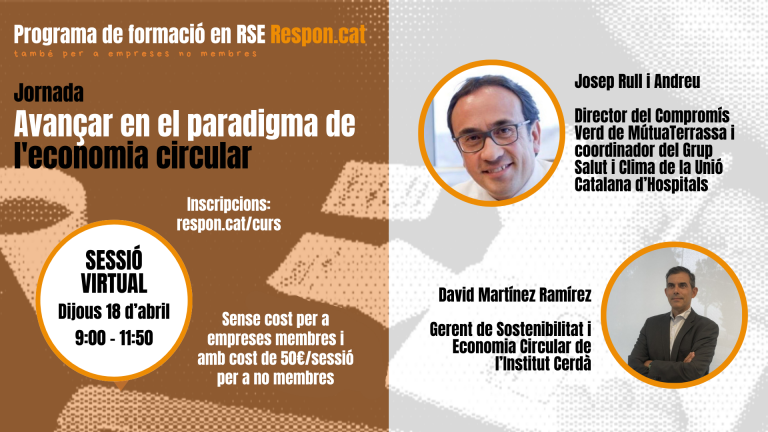 Avançar en el paradigma de l'economia circular