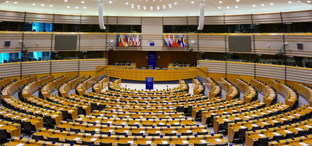 Panoràmica del Parlament Europeu