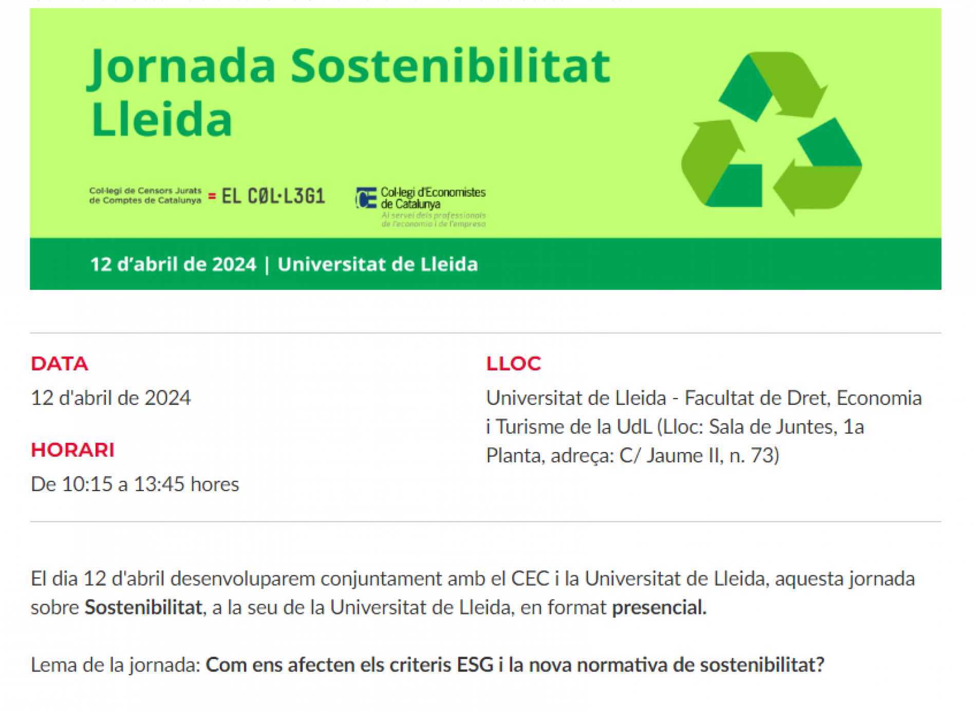 Com ens afecten els criteris ESG i la nova normativa de sostenibilitat?