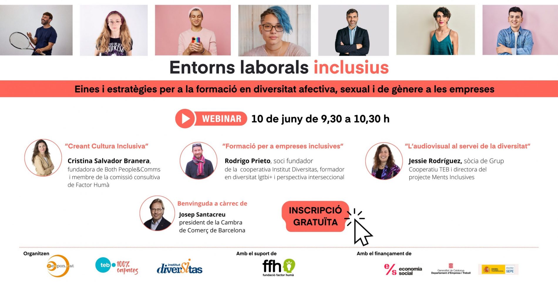 Com aconseguir entorns laborals inclusius? En aquest webinar ho revelem