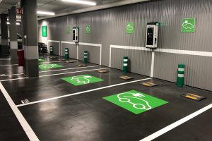 Mercadona parking-puntos-recarga-vehículos-eléctricos