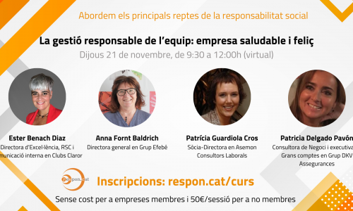 La gestió responsable de l’equip: empresa saludable i feliç