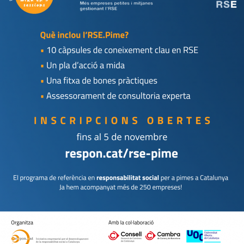 Obertes les inscripcions a l’RSE.Pime!