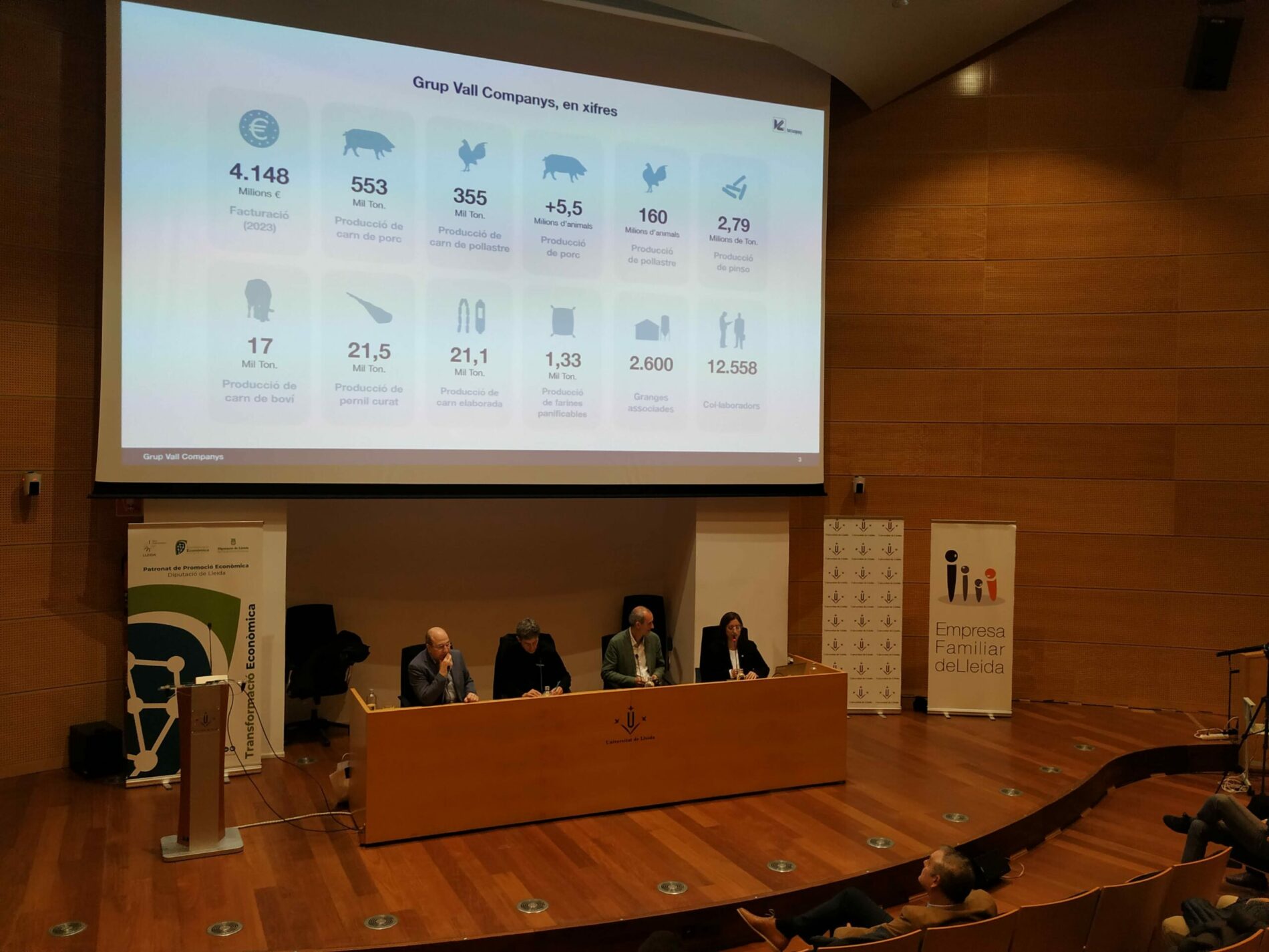 Plusfresc, B-Biosca, Vall Companys i Torrons i Mel Alemany, empreses membres de Respon.cat, van participar a les Jornades Universitat-Empresa de l’UdL