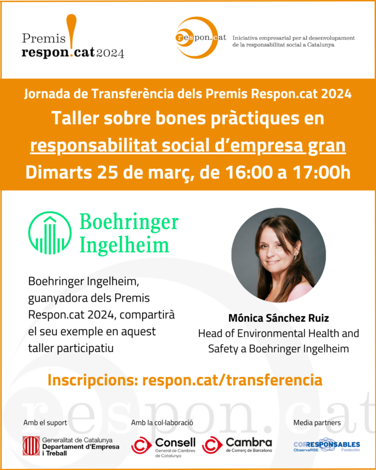 2025 Jornades de transferència Empresa Gran Boehringer