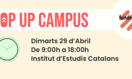 Potencieu la captació de fons! Inscriviu-vos al Fundraising Pop Up Campus 2025