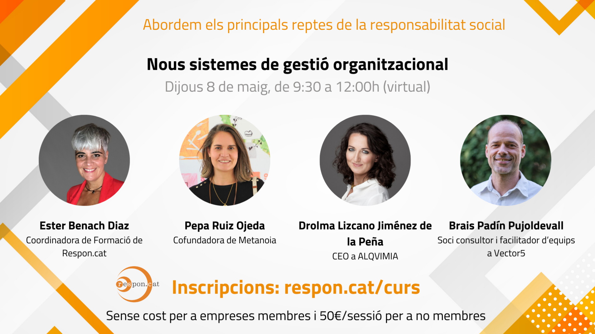 Inscripcions obertes! Nous sistemes de gestió organitzacional
