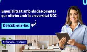 Especialitzeu-vos amb els ajuts a la formació que oferim amb la universitat UOC