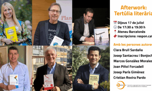 Comencem els Afterworks amb una tertúlia literària molt especial: apunteu-vos-hi!
