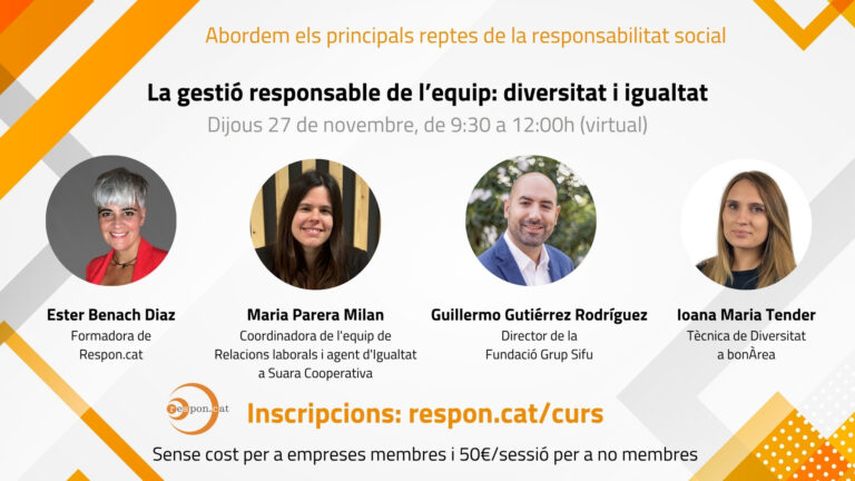 La gestió responsable de l’equip diversitat i igualtat