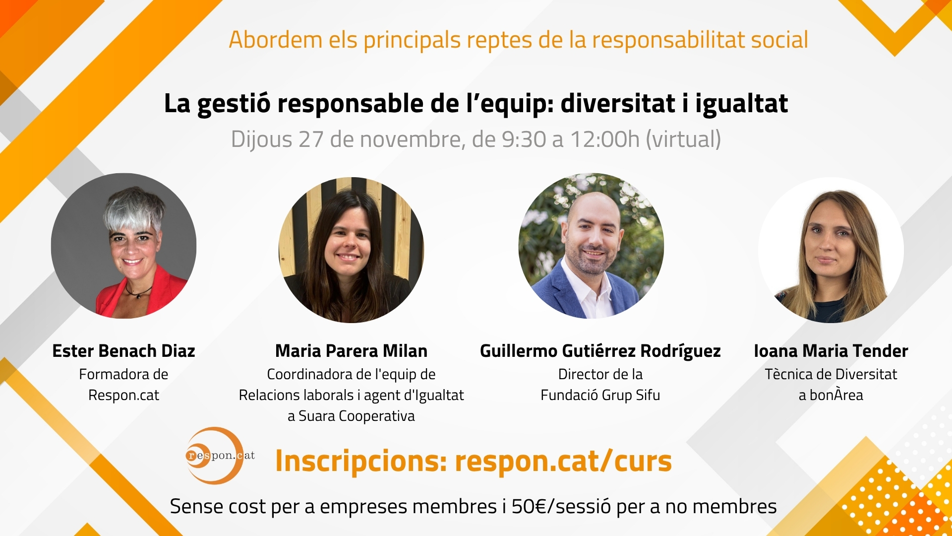 La gestió responsable de l’equip diversitat i igualtat