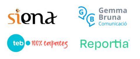 Associació Siena, Gemma Bruna Comunicació, Grup Cooperatiu TEB i Reportia