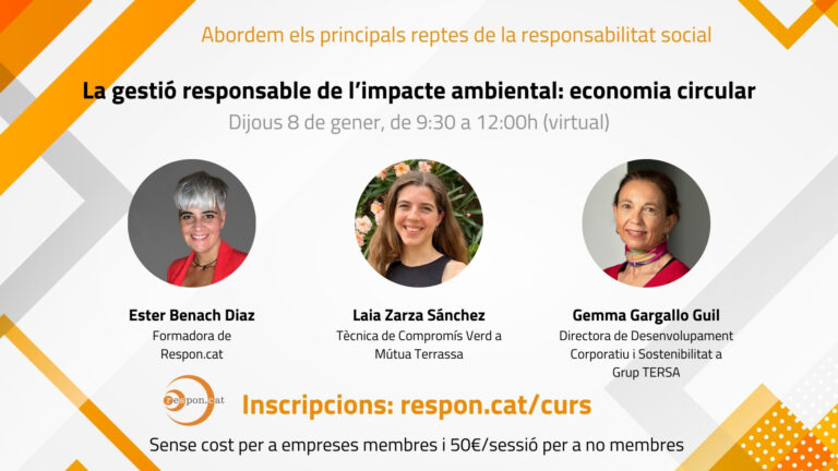 La gestió responsable de l’impacte ambiental economia circular