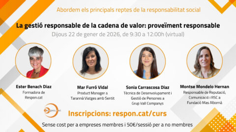 La gestió responsable de la cadena de valor proveïment responsable
