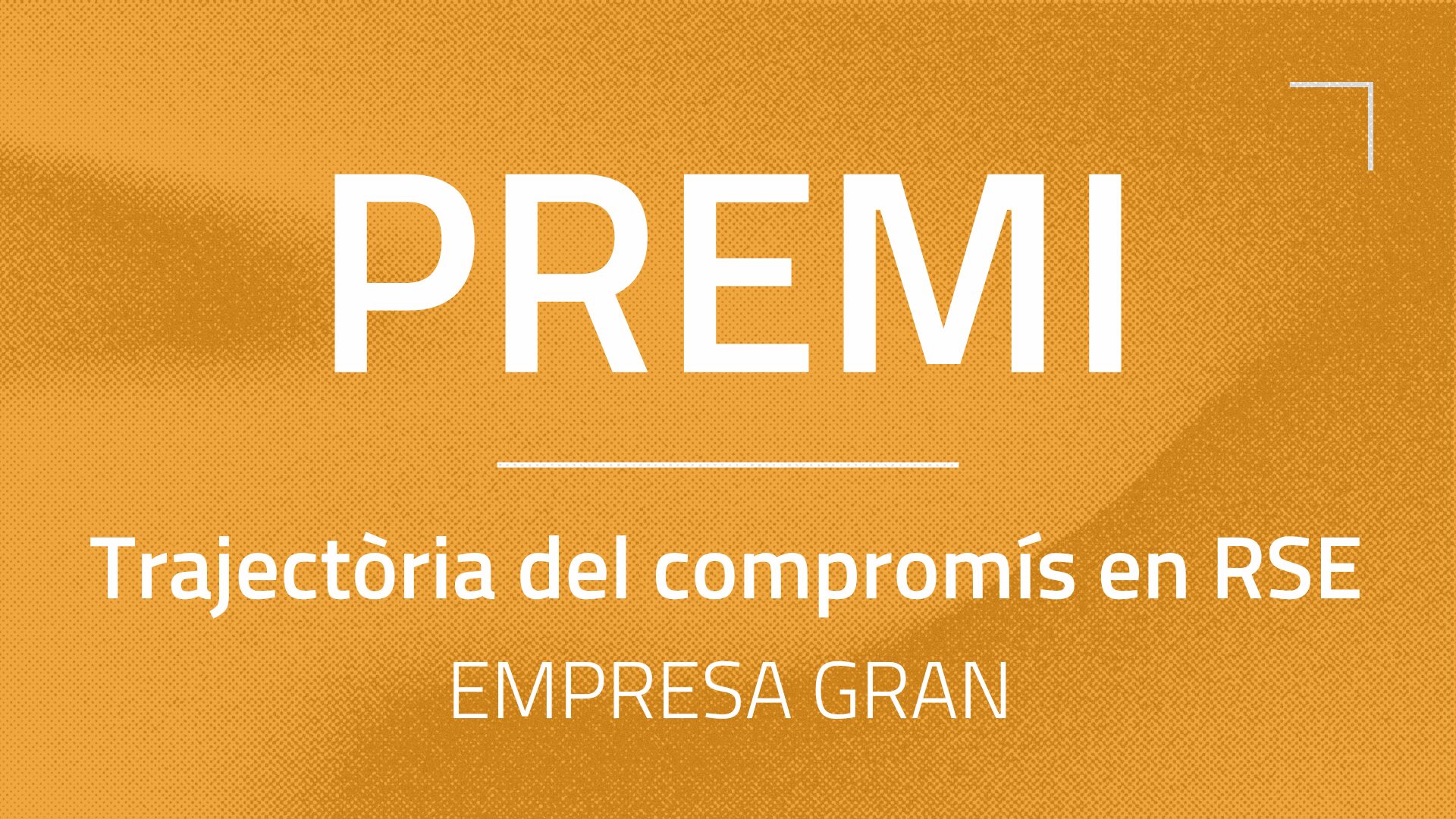 Premi Trajectòria del compromís en RSE EMPRESA GRAN
