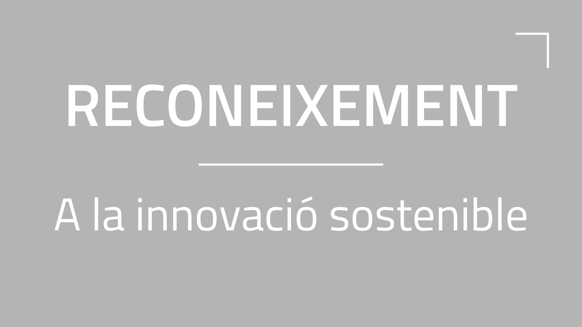 Reconeixement Respon.cat a la i innovació sostenible