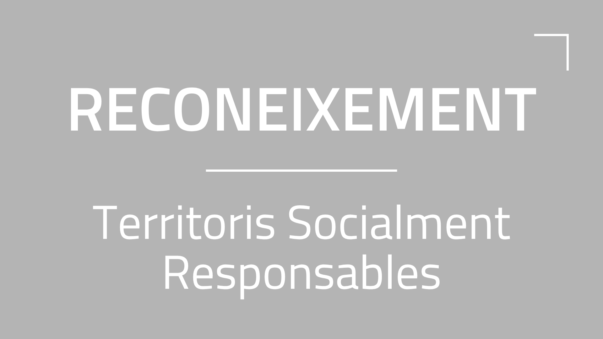 Reconeixement Respon.cat als territoris socialment responsables